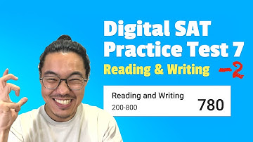 [Solved Live] Digital SAT Reading & Writing, Practice Test 7