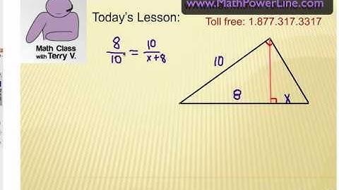 Viewer Challenge: Geometric Mean & Right Triangle Altitudes