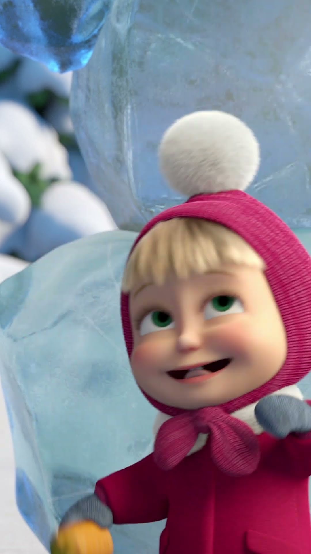 سيد الجليد وسيدة الجزر ?? mashabeararabic #shorts #arabic #mashaandthebear# #ماشاوالدب #مضحك #كرتون