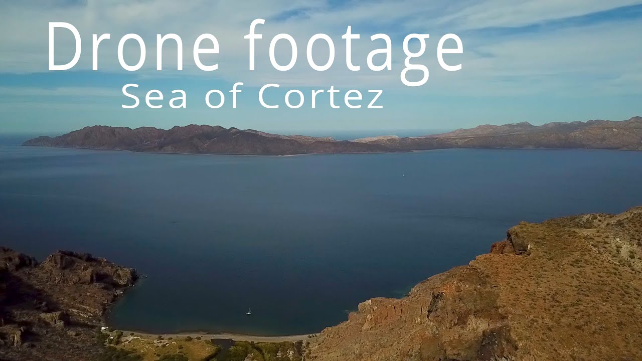 meditation and relaxation!  Drone footage of the sea of cortez