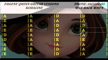 KODALINE - WAY BACK WHEN - Guitar Lesson