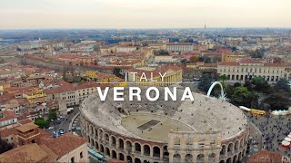 Flying Over Verona, Italy | 4K Drone Footage