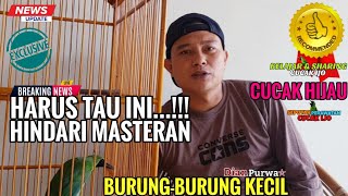 HARUS TAU‼SOAL BURUNG MASTERAN ,CUCAK IJO BIKIN SENSITIF🔥