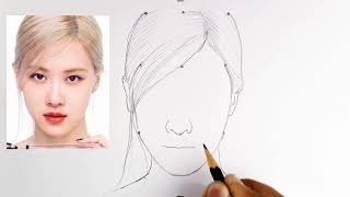 How to draw Blackpink Rose Drawing // Blackpink Rose