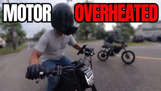 74V Talaria XXX vs ONYX RCR Electric Bike Street Race