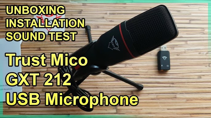 Trust Mico USB Microphone GXT 212 - Budget Microphone Review - YouTube