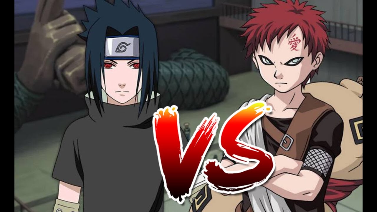 Sasuke VS Gaara - Segunda Luta! DUBLADO