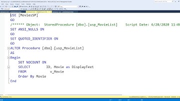 S20 PROG1198 8.2 - List Style Stored Procedures