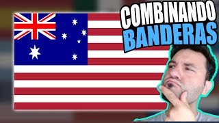 Si USA y Australia Tuvieran La Misma Bandera | Combinando Banderas