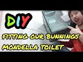 DIY - how I fitted our rear entry Mondella Concerto  toilet from Bunnings