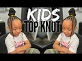 Kids Braided Top Knot Ninja Bun| Dopeaxxpana