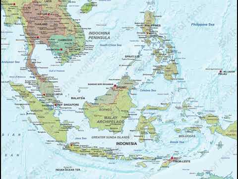 map of Indonesia