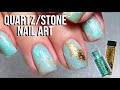 Quartz Gel Nails Tutorial | Jade Marble