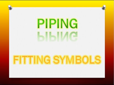 Pipe Fitting Symbols Chart