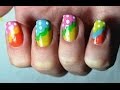 Easy Dotting Nails Art Tutorial / Яркий Маникюр Дизайн ногтей в домашних условиях