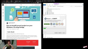 Laravel 7 The PHP Framework for Web Artisans - Install on Windows-10  Build-1903