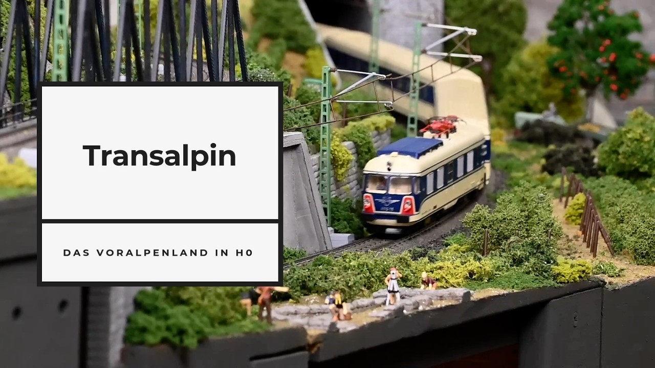 Das Voralpenland in H0 - Transalpin (die Reihe 4010 der ÖBB) [Modelleisenbahn]