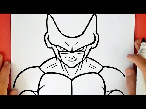 Como Desenhar o Golden Freeza - How to draw Golden Freeza ( DRAGONBALL  SUPER ) 