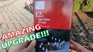 Home Accents Light Stakes 12 Inch Outdoor Light Upgrade