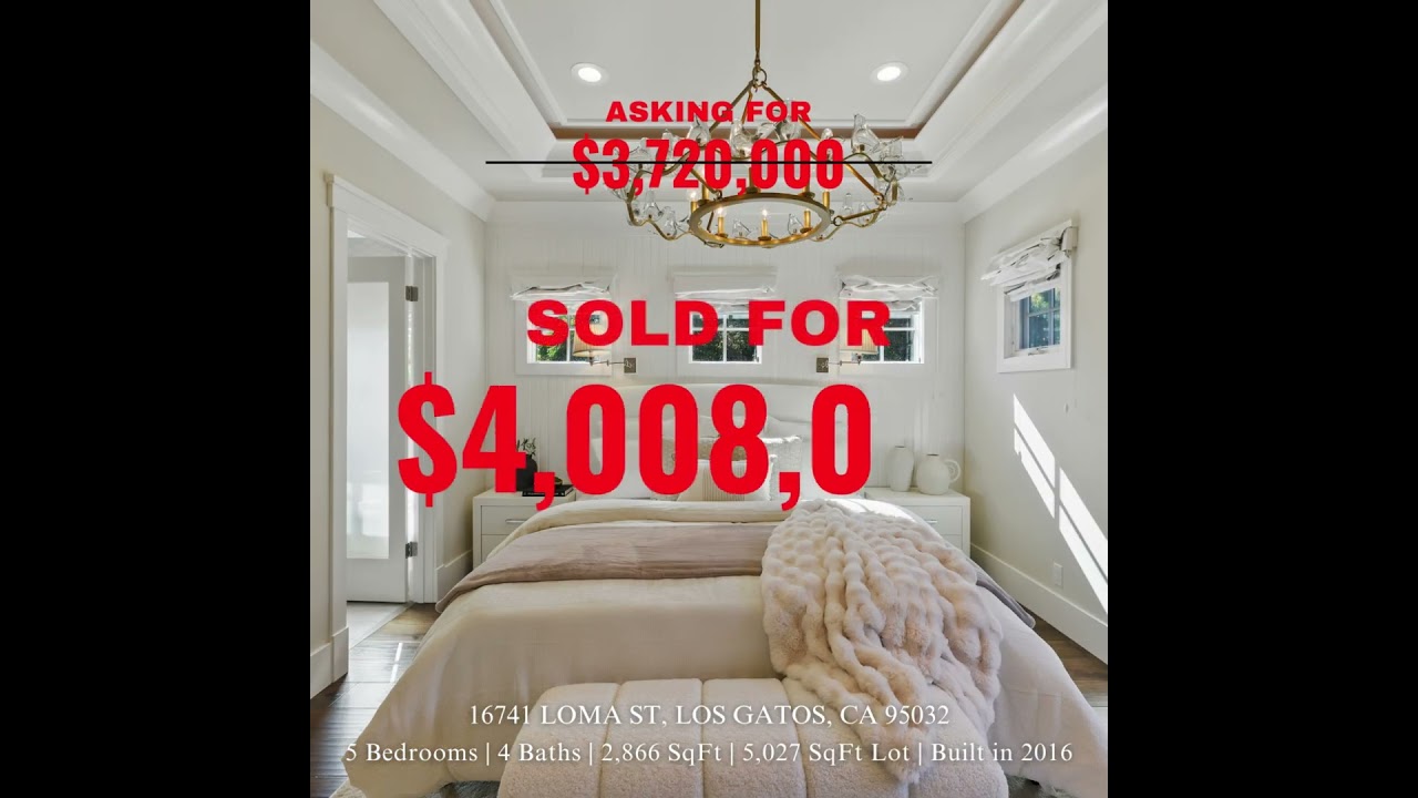 Just Sold   16741 Loma St, Los Gatos, CA 95032