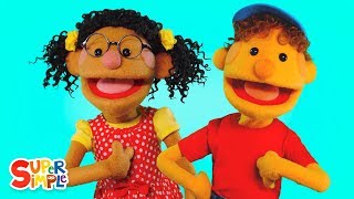 Wat is je naam? met de Super Simple Puppets | Groetlied | Supereenvoudige liedjes