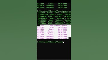 Transforme seu banco de dados em uma tabela no Python com o Pandas #shorts