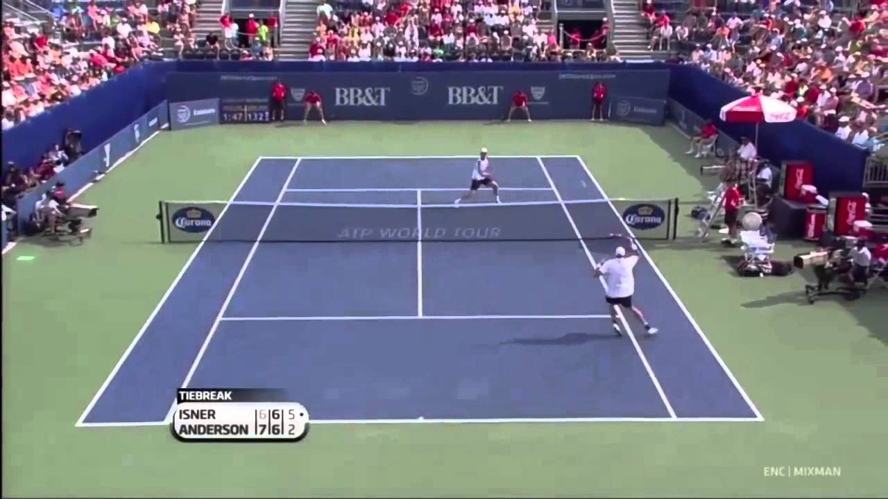 Isner vs Anderson Atlanta Final 2013 [Highlights HD]