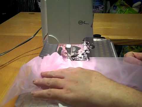 How to make a pettiskirt using a ruffler.mp4