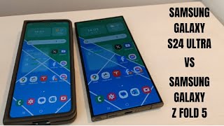 Samsung Galaxy S24 Ultra vs Samsung Galaxy Z Fold 5 | Which Would You Choose?
