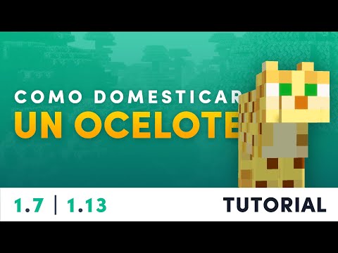 Como DOMESTICAR un OCELOTE  | Tutorial de Minecraft 1.7.2 - 1.12.2 (2020)