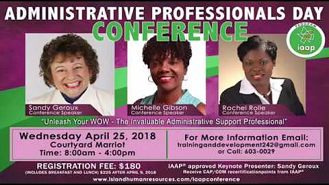 Administrative Professionals Day Conference - Rach...