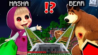 What Mikey and JJ DO INSIDE Creepy MASHA and The BEAR at 3:00am? - in Minecraft Maizen