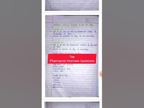 Top Pharmacist Interview Questions & Answers - YouTube