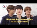 When Jin & V don't let each other breath. | Taejin cute & funny moments to make your day better |