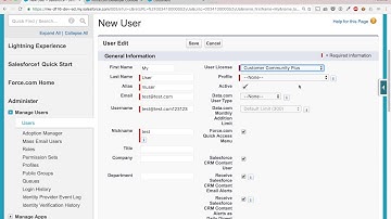 How to create Community Users in Salesforce Community Cloud