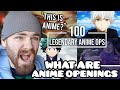 First Time Reacting to "The Best ANIME Openings Of All Time" | Non Anime Fan!