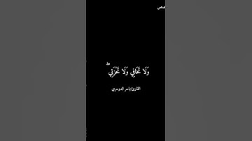 القارئ ياسر الدوسري واوحينا الى ام موسى أن أرضعيه