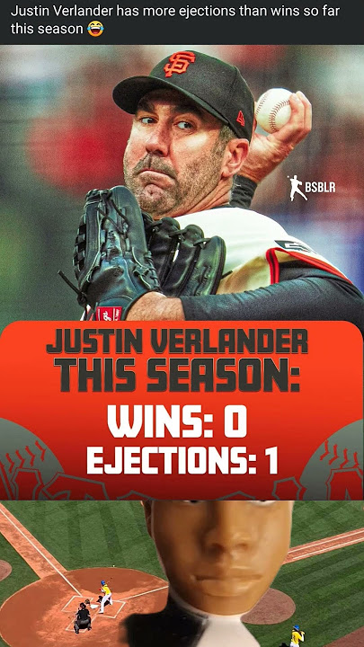 Justin Verlander has more ejections than wins so far this season 😂 #mlb