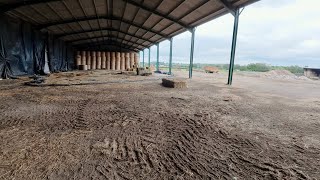 Preparing Sheds Ready For New Hay!