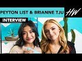 Peyton list and brianne tju gush over alexis bledel  tell us 2 truths and a lie  hollywire