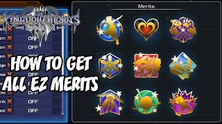 Kingdom Hearts 3 ReMind - All-rounder Trophy - HOW TO COMPLETE ALL EZ MERITS!