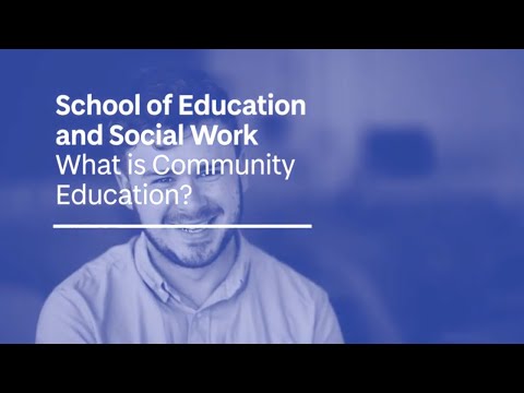 University Of Dundee | Education And Social Work | What Is Community Education?
