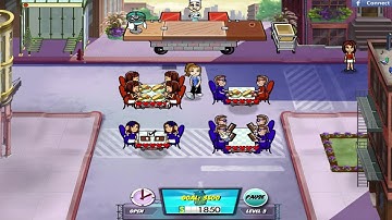 Diner Dash 5: BOOM! Walkthrough - Level #3 - Avenue Flo - New Plants