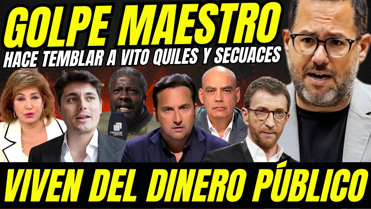 DIPUTADO ANDALUZ PEGA HUMILLACIÓN HISTÓRICA A PABLO MOTOS, ANA ROSA, VITO QUILES Y  REVIENTA A VOX