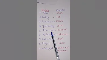 Learning Kiswahili For Beginners 