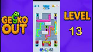 Gecko Out Level 13 Solution