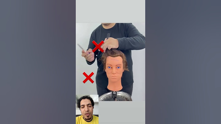الطريقة الصحيحة لقص الشعر مشط ومقص للمبتدئين في الحلاقة