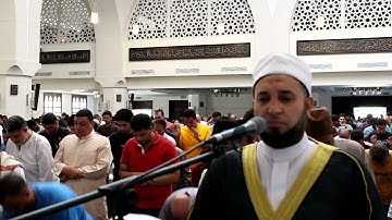 آخر التوبة وسورة الشرح .. من صلاة الجمعة بصوت الشيخ مصطفى عزت حميدان