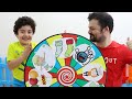 Yusuf and Dad play Funny Challenge