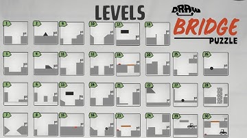 Draw Bridge Puzzle 🧩 - GAMEPLAY Level 1 - 31 (Android,ios)